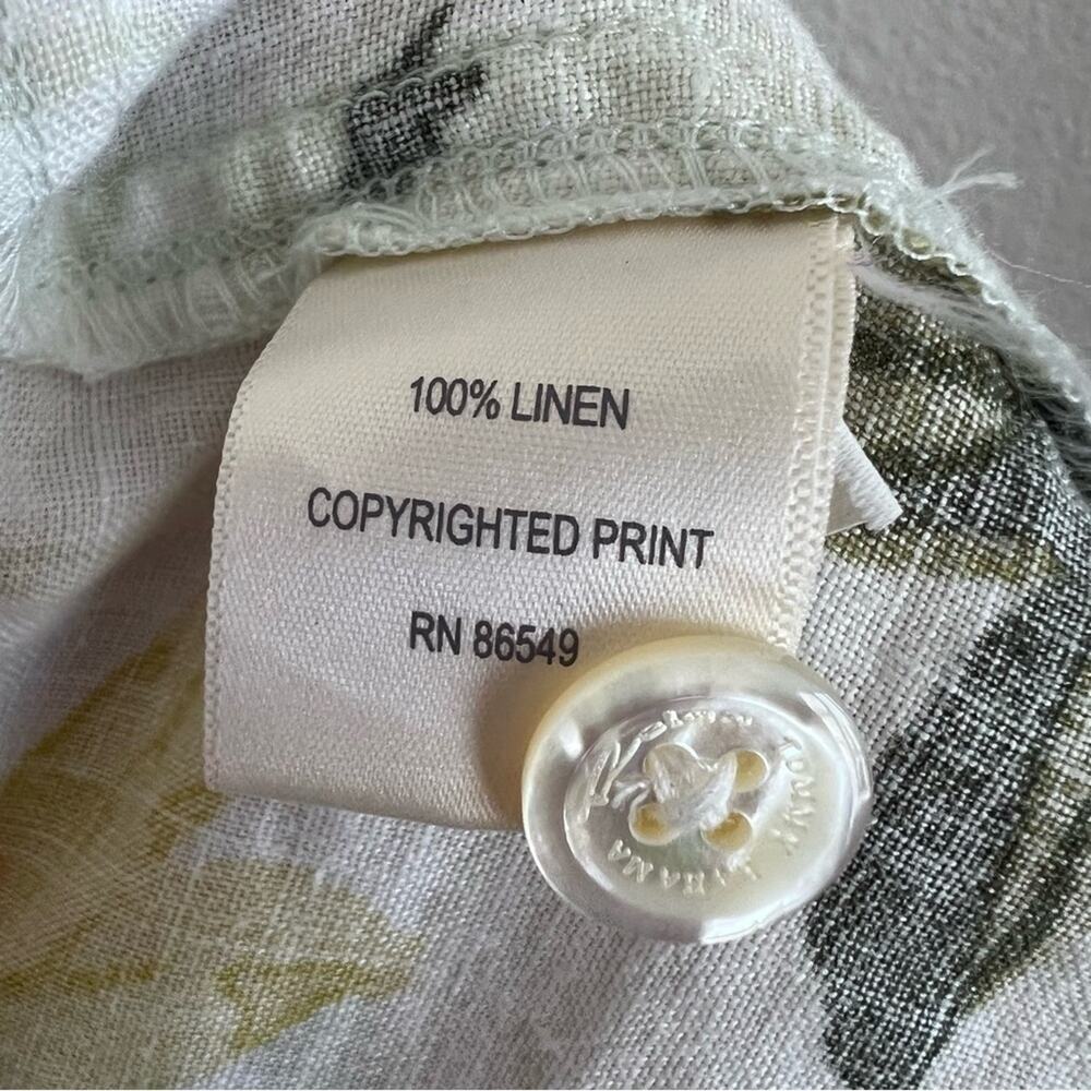 Tommy Bahama Relax 100% Linen Floral Skirt 6 - Picture 7 of 7